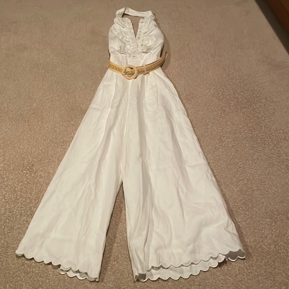 NWT Zimmerman linen jumpsuit Size 4 - Picture 5 of 11